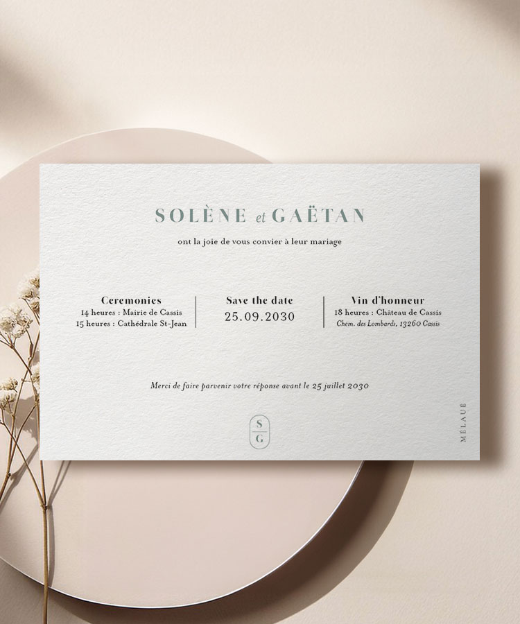 Faire part mariage 