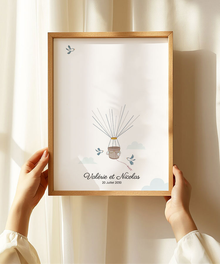 Arbre empreinte Montgolfière